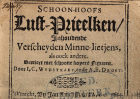 Schoonhoofs lust-prieelken, A.E. Drost, I.C. Wydstraet