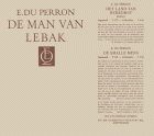 De man van Lebak, E. du Perron
