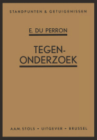 Tegenonderzoek, E. du Perron