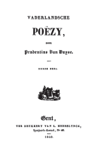 Vaderlandsche poëzy. Deel 3, Prudens van Duyse