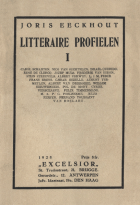 Litteraire profielen. Deel 1, Joris Eeckhout