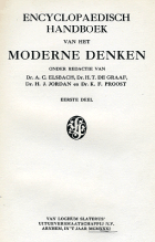 Encyclopaedisch handboek van het moderne denken (2 delen), A.C. Elsbach, H.T. de Graaf, H.J. Jordan, K.F. Proost, G.H. van Senden