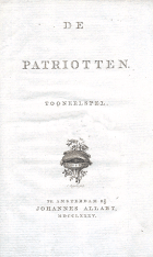 De patriotten, Rhijnvis Feith