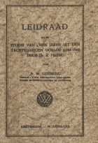 Leidraad bij de studie van 'Tien jaren uit den Tachtigjarigen oorlog (1588-1598)' door Dr. Robert Fruin, A.W. Geerling