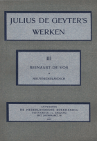 Werken. Deel 3, Julius de Geyter