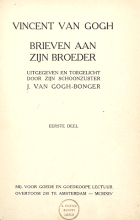 Brieven aan zijn broeder. Deel 1, Vincent van Gogh