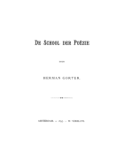 De school der poëzie, Herman Gorter