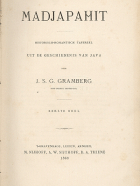 Madjapahit: historisch-romantisch tafereel uit de geschiedenis van Java, J.S.G. Gramberg