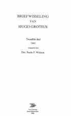 Briefwisseling van Hugo Grotius. Deel 12, Hugo de Groot