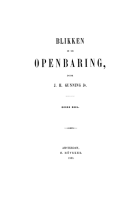 Blikken in de openbaring. Deel 3, Johannes Hermanus Gunning jr.