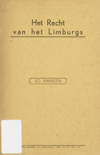 Het recht van het Limburgs, Jo Hansen