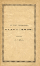 Een nieuw Nederlandsch verzen- en liedeboek, Jan Pieter Heije