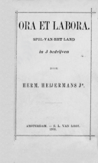 Ora et labora, Herman Heijermans