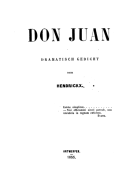 Don Juan, Petrus Joseph Norbert Hendrickx