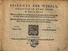 Spieghel der werelt, Peter Heyns