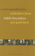 Correspondenties. Gedichten lezen met gedichten, Odile Heynders