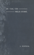 De taal van Melis Stoke, S. Hofker