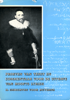 Proeven van tekst en commentaar voor de uitgave van Hoofts lyriek. II. Gedichten voor Huygens, P.C. Hooft