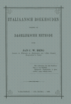 Italiaansch boekhouden volgens de dagelijksche methode, Jan C.W. Ising