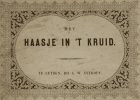 Het haasje in 't kruid, Heinrich Jade