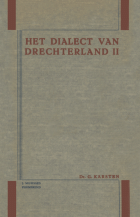 Het dialect van Drechterland II, G. Karsten