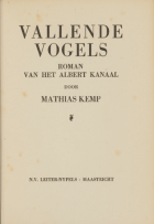 Vallende vogels, Mathias Kemp