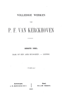 Volledige werken. Deel 1, Pieter Frans van Kerckhoven