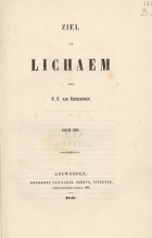 Ziel en lichaem, Pieter Frans van Kerckhoven