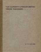Van Alphen's literair-aesthetische theorieën, A.C.S. de Koe