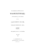 Vaderlandsch woordenboek. Deel 22, Jan Fokke, Jacobus Kok