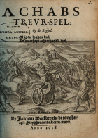 Achabs treur-spel, Abraham de Koning