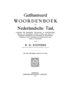 Geïllustreerd woordenboek der Nederlandsche taal, R.K. Kuipers