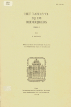 Het tafelspel bij de rederijkers (2 delen), P. Lammens-Pikhaus