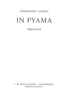 In pyama, Ferdinand Langen