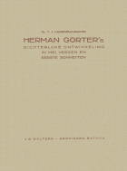 Herman Gorter's dichterlijke ontwikkeling in Mei, verzen en eerste sonnetten, T. Langeveld-Bakker