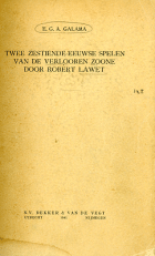 Vanden verlooren zoone, Robert Lawet