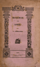 Bloemen mijner lente, Karel Lodewijk Ledeganck