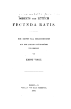 Fecunda ratis, Egbert van Luik