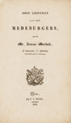 Drie liederen aan mijn medeburgers, Aeneas Mackay