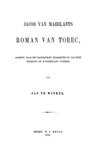 Torec, Jacob van Maerlant