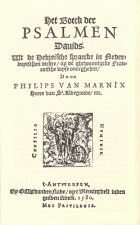 Het boeck der psalmen Davids, Philips van Marnix van Sint Aldegonde
