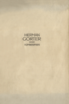 Herman Gorter. Aanteekeningen bij zijn poëzie, H. Marsman