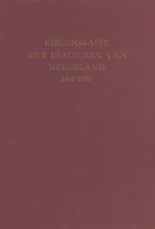 Bibliografie der dialecten van Nederland 1800-1950, P.J. Meertens, B. Wander