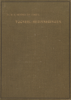 Tooneel-herinneringen. Deel 1, M.B. Mendes da Costa