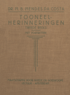 Tooneel-herinneringen. Deel 2, M.B. Mendes da Costa