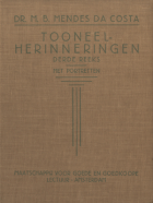 Tooneel-herinneringen. Deel 3, M.B. Mendes da Costa