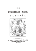 De ingebeelde zieke,  Molière