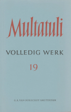 Volledige werken. Deel 19. Brieven en dokumenten uit de jaren 1878-1879,  Multatuli