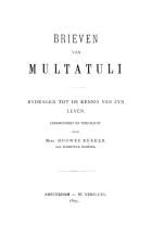 Brieven. Deel 8. Multatuli-Busken Huet 1867,  Multatuli