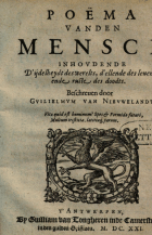 Poëma vanden mensch, Guilliam van Nieuwelandt